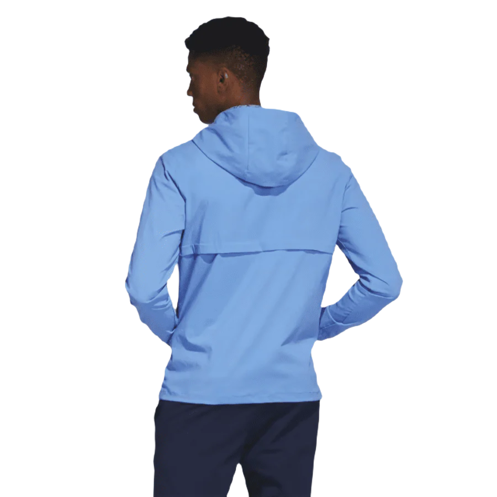 Adidas 2023 Ripstop 1 4 Zip Golf Hoodie Blue Free Shipping Na