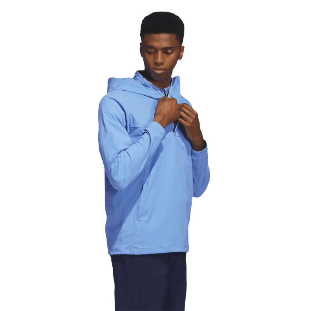 Adidas 2023 Ripstop 1/4 Zip Golf Hoodie - Blue