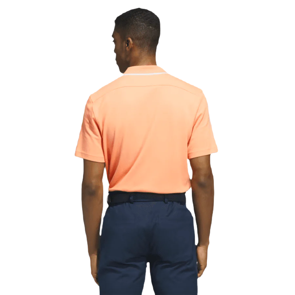 Adidas 2023 Go-To Pique Golf Polo Shirt - Orange