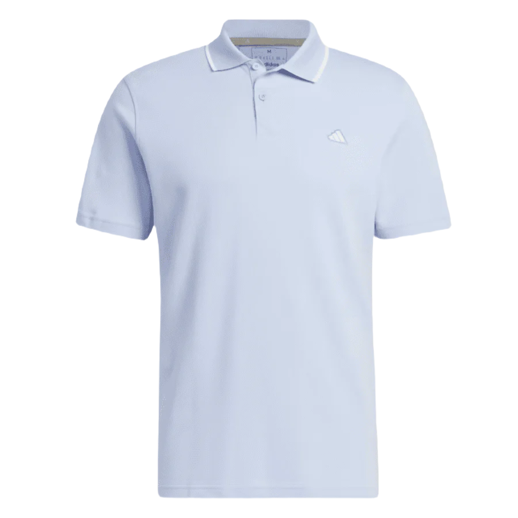 Adidas 2023 Go-To Pique Golf Polo Shirt - Blue