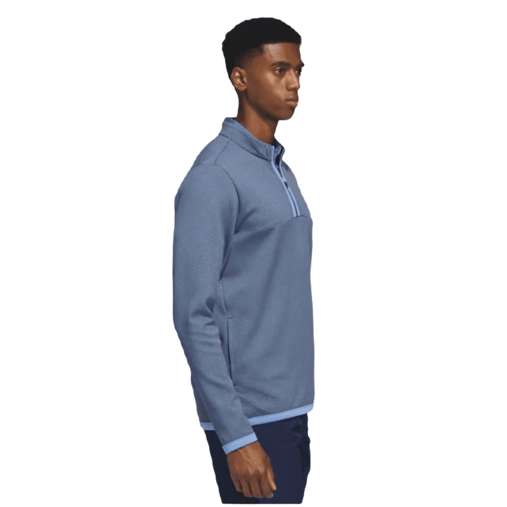 Adidas 2023 Microdot 1/4 Zip Golf Pullover - Navy