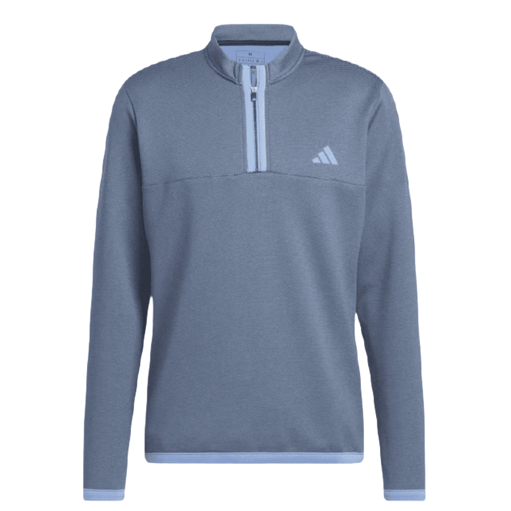 Adidas 2023 Microdot 1/4 Zip Golf Pullover - Navy