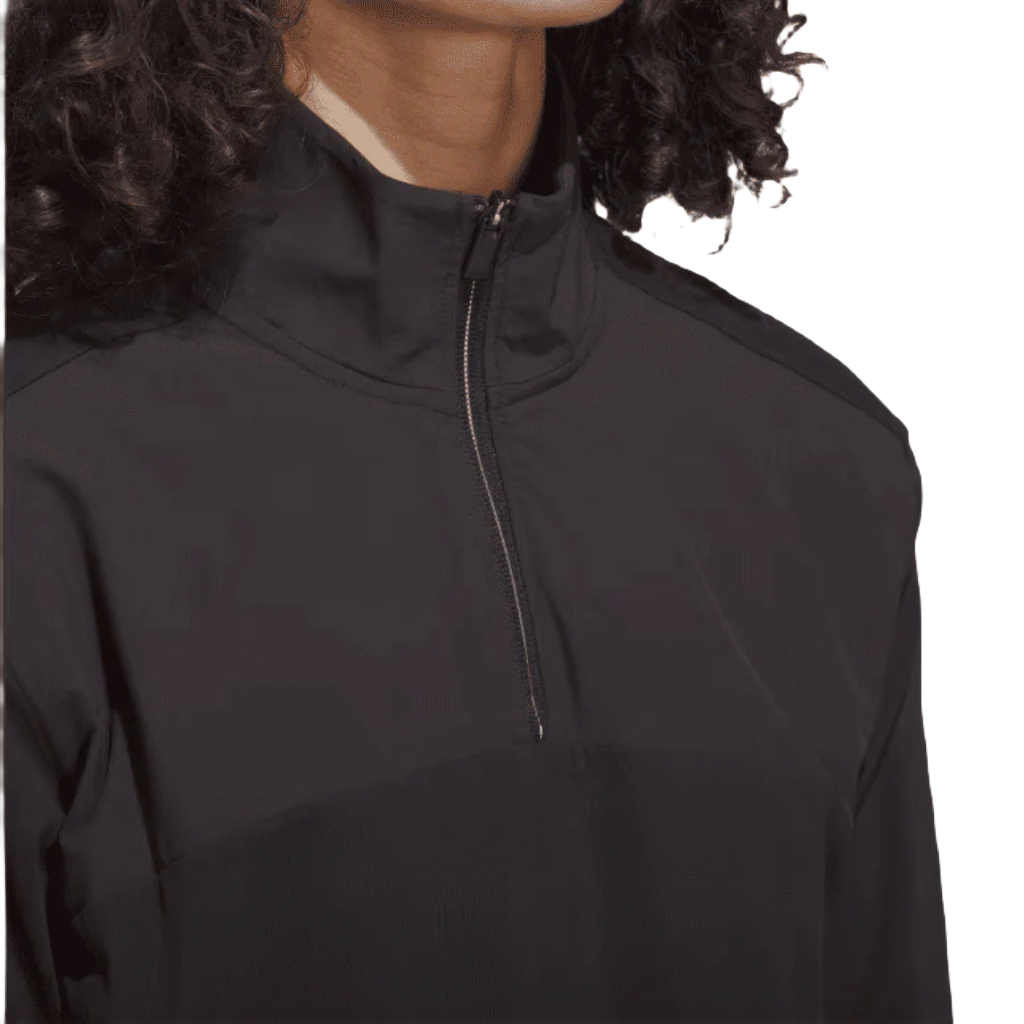 Adidas Ladies Ultimate365 Tour 1/4 Zip Golf Pullover - Black