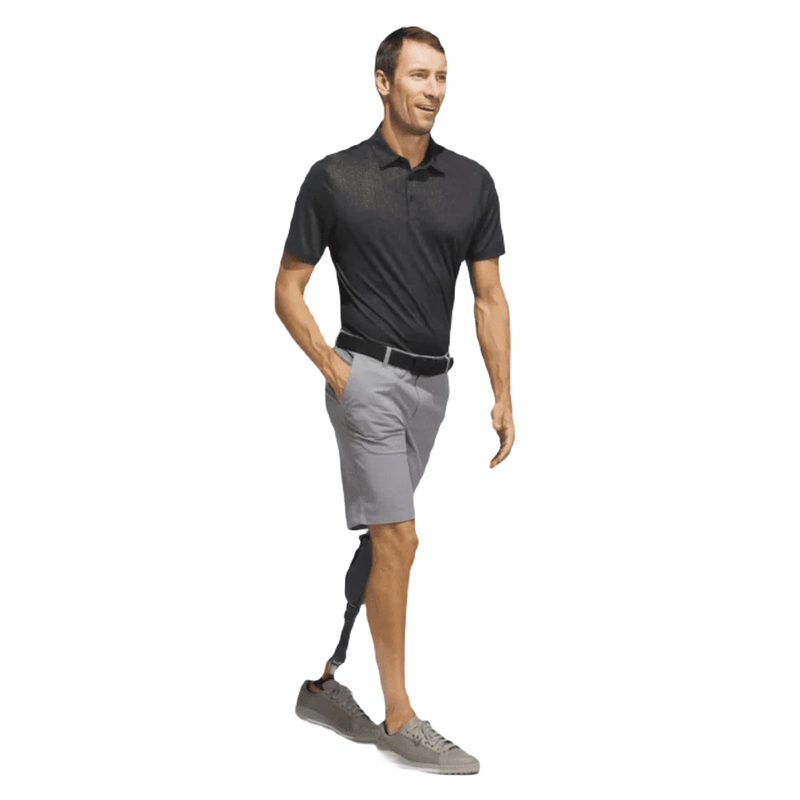 Adidas 2023 Ultimate365 Allover Print Golf Shirt - Black