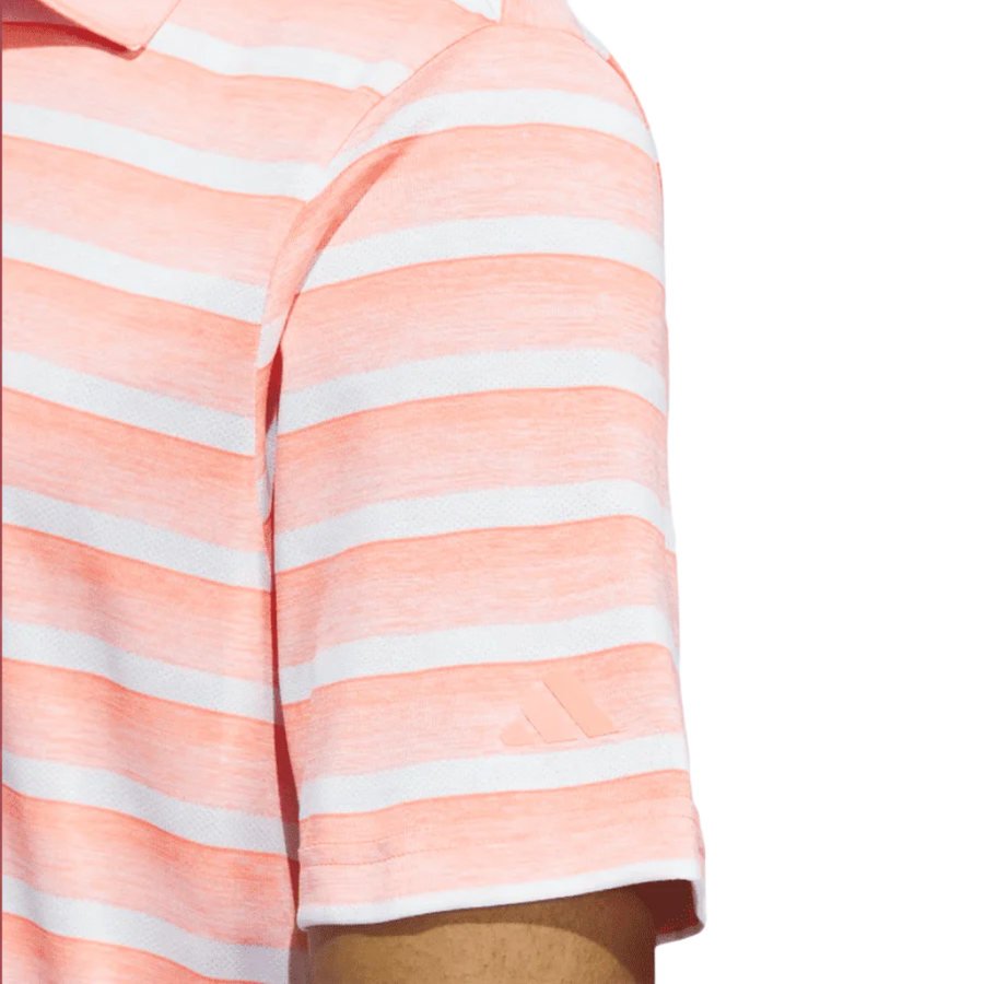 Peach and white adidas top shirt