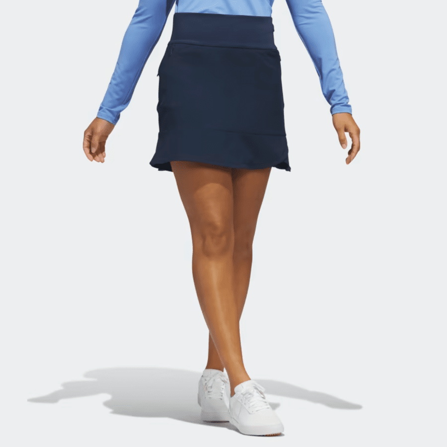 Adidas Ladies Frill Skirt - Navy