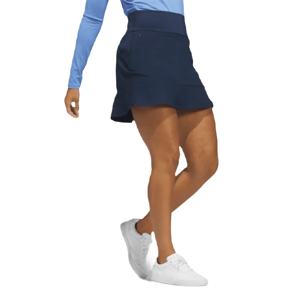 Adidas Ladies Frill Skirt Navy