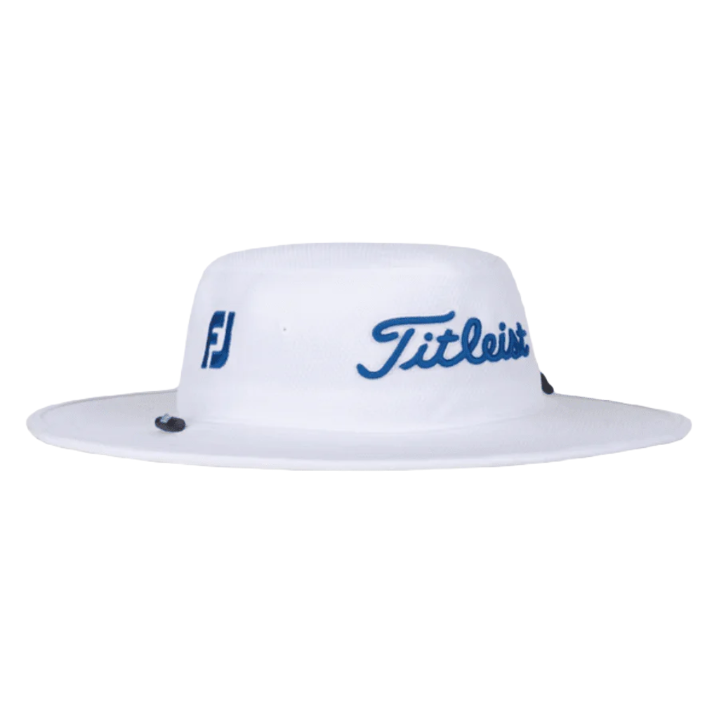 Titleist Tour Aussie Hat White Royal Free Shipping Nationwide