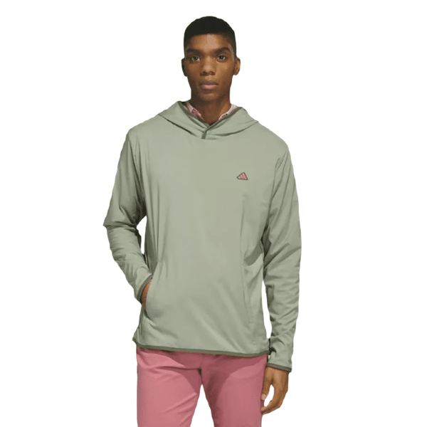 Adidas Go-To Lightweight WIND.RDY Golf Hoodie - Brown | Free Ship Adidas Go-To Lightweight WIND.RDY Golf Hoodie - Brown | Free Ship