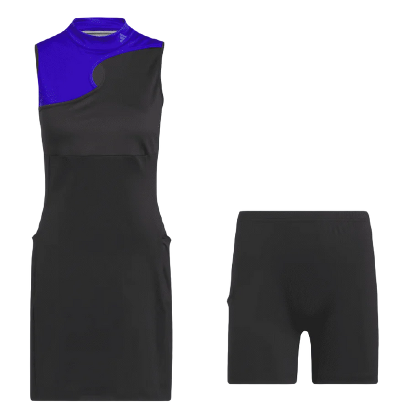 Adidas Ultimate365 Tour Colorblocked Golf Dress - Black
