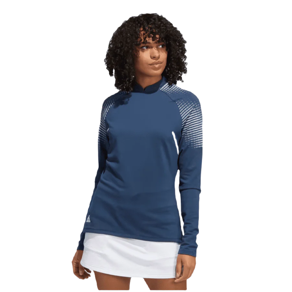 Adidas Ladies COLD.RDY Long-Sleeve Top - Navy