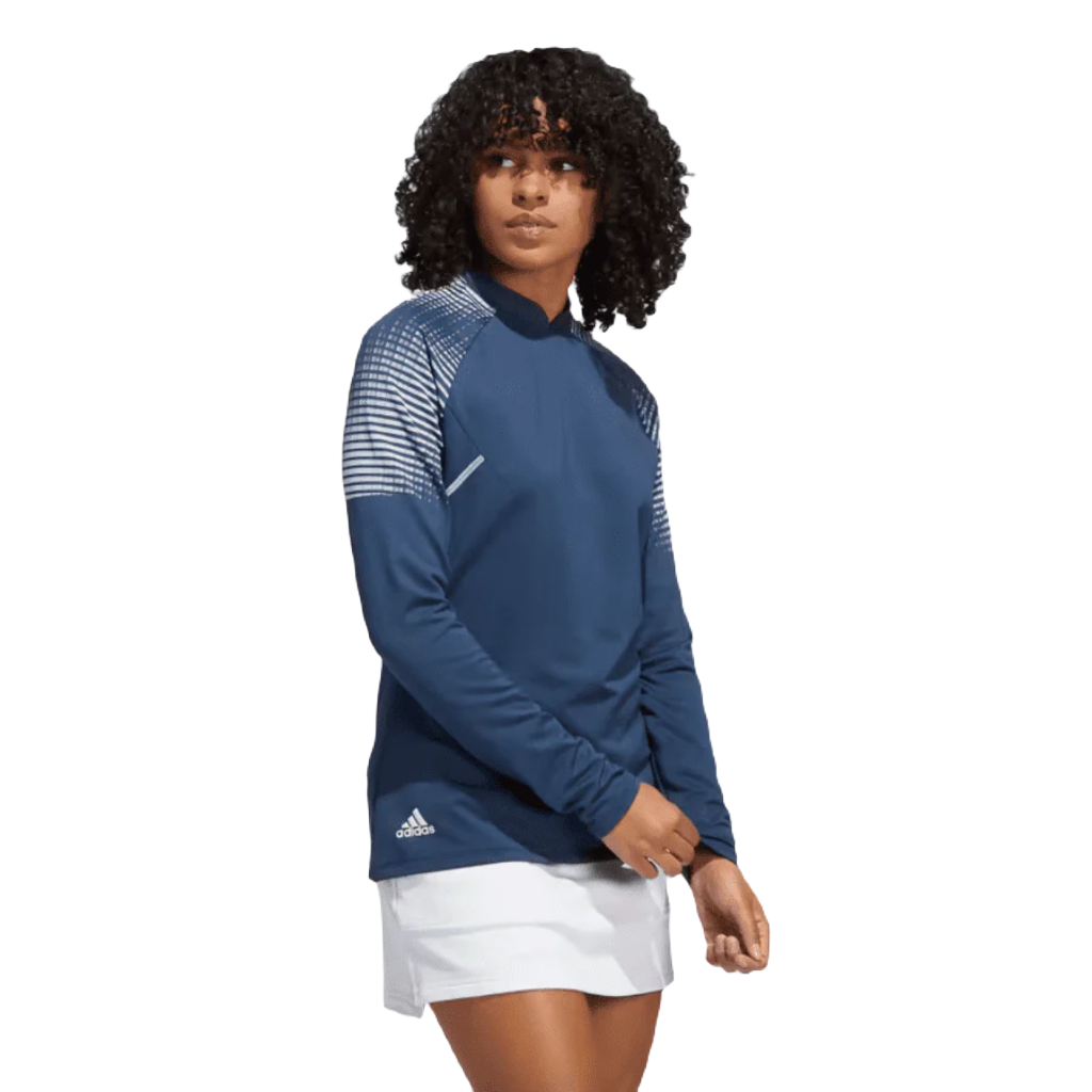 Adidas Ladies COLD.RDY Long-Sleeve Top - Navy