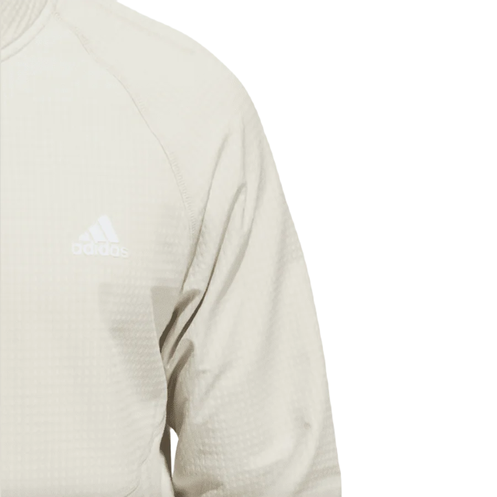 Adidas Beige Statement Full-Zip Jacket