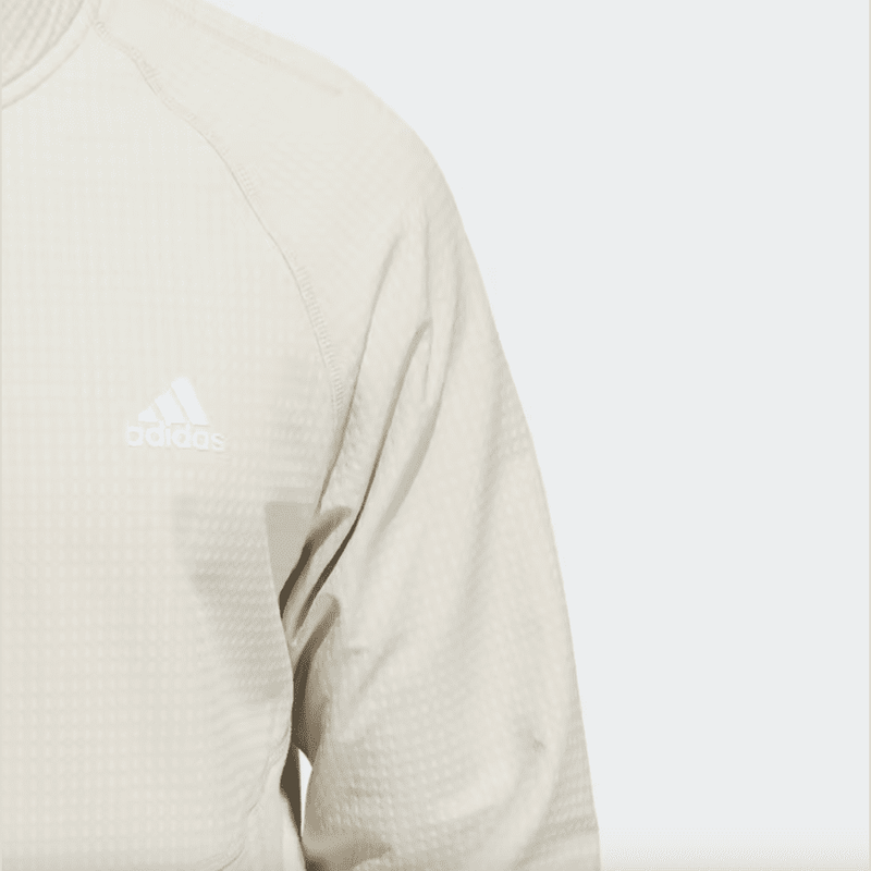 Adidas Beige Statement Full-Zip Jacket