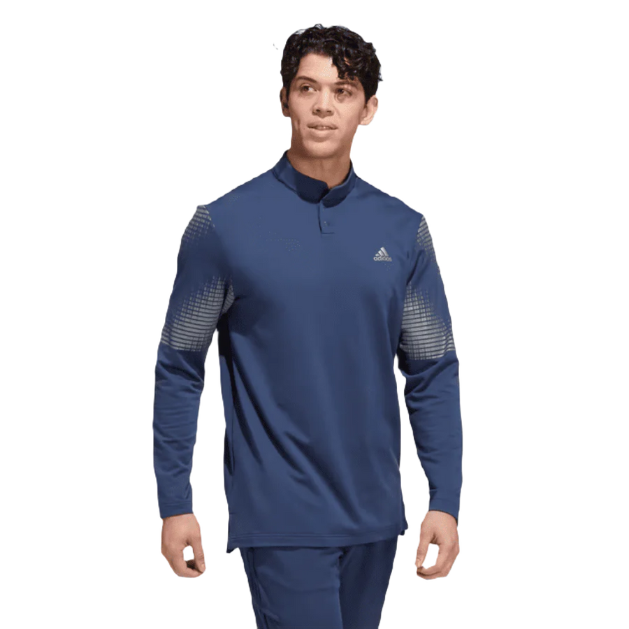 Adidas climalite long hot sale sleeve polo