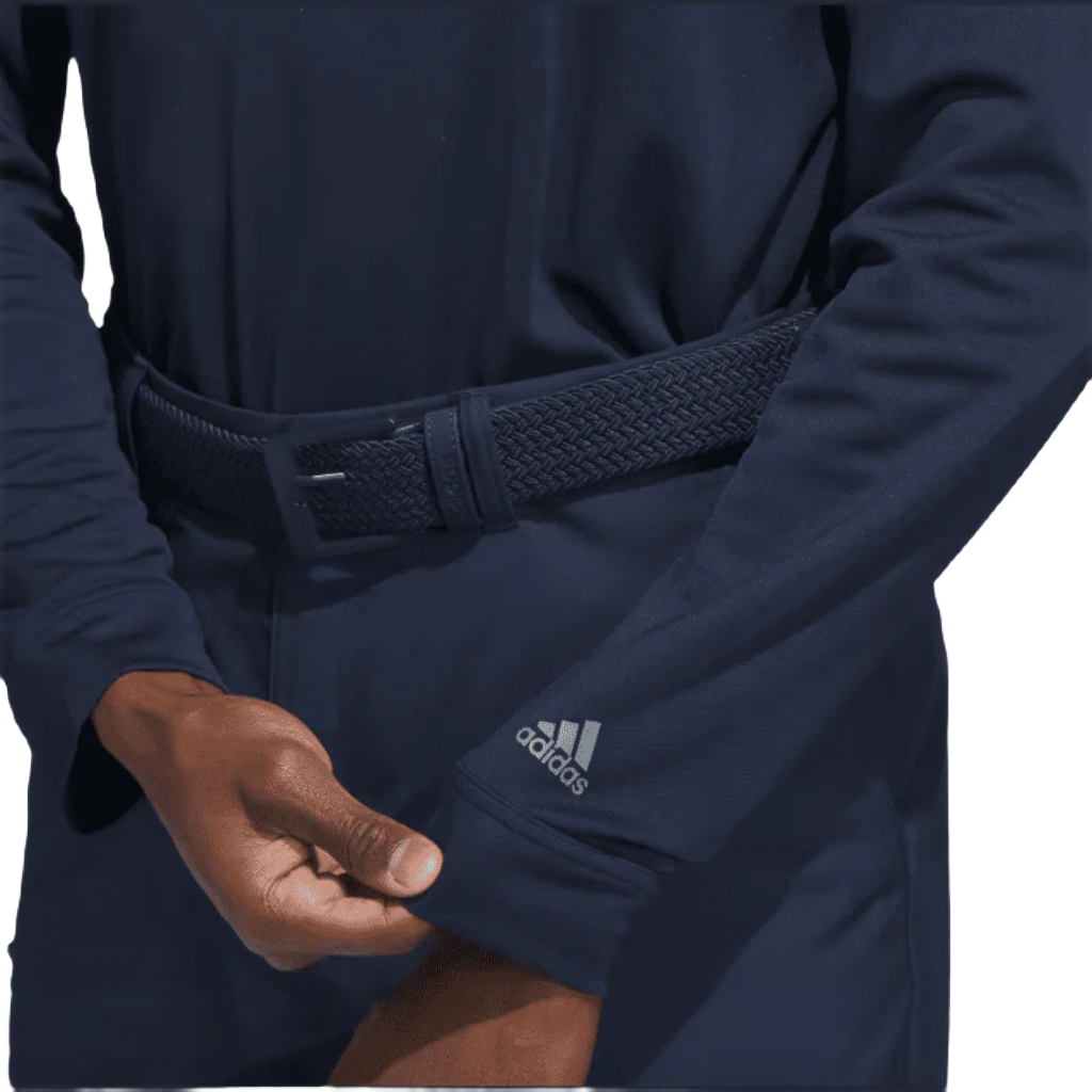 Adidas Long Sleeve Polo Shirt - Navy