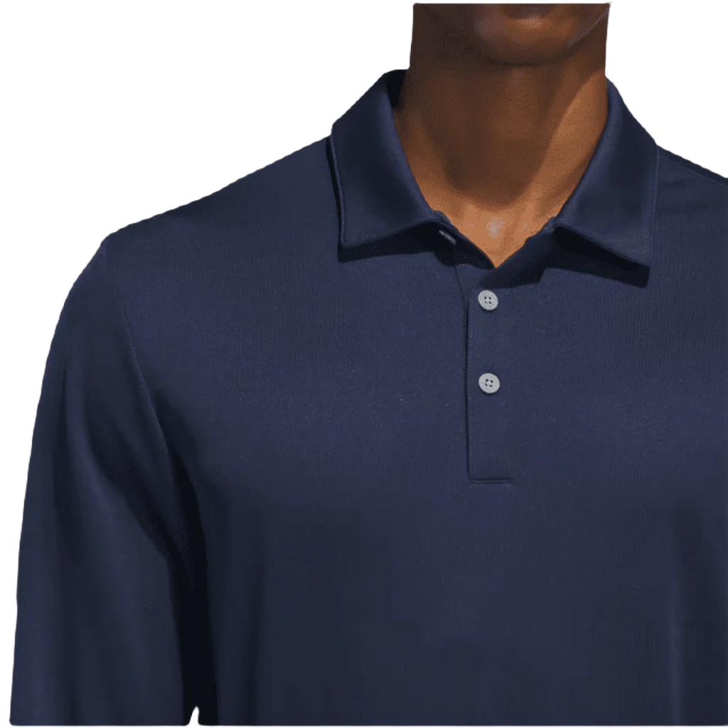 Adidas Long Sleeve Polo Shirt - Navy