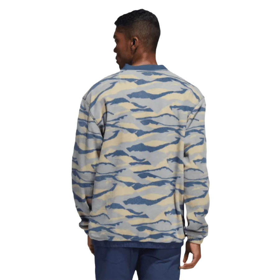 Adidas grey 2025 crew sweatshirt