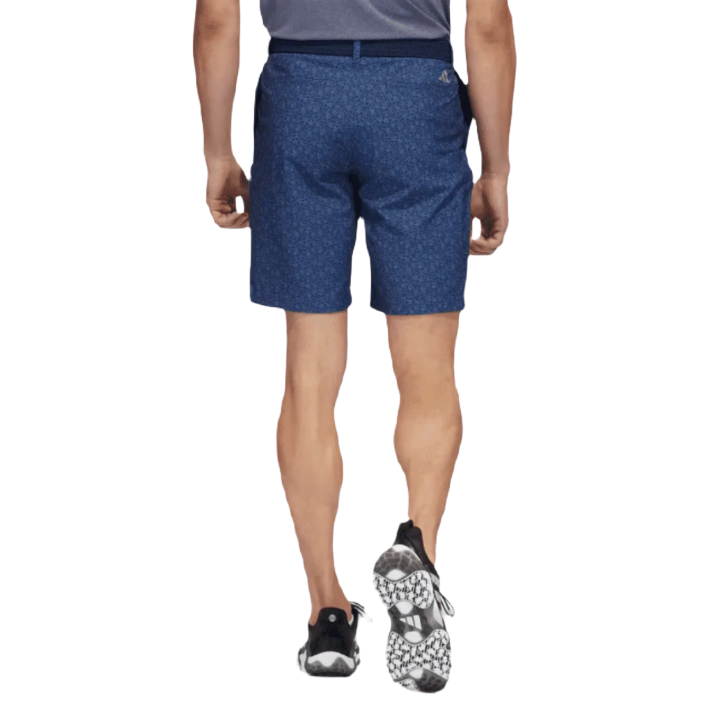 Adidas Ultimate365 9-Inch Printed Golf Shorts - Navy