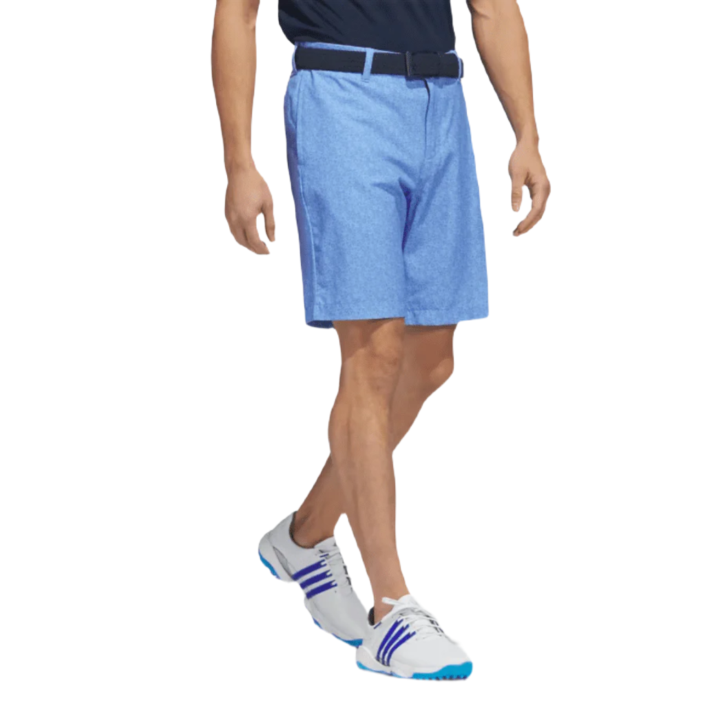 Adidas Ultimate365 9-Inch Printed Golf Shorts - Blue