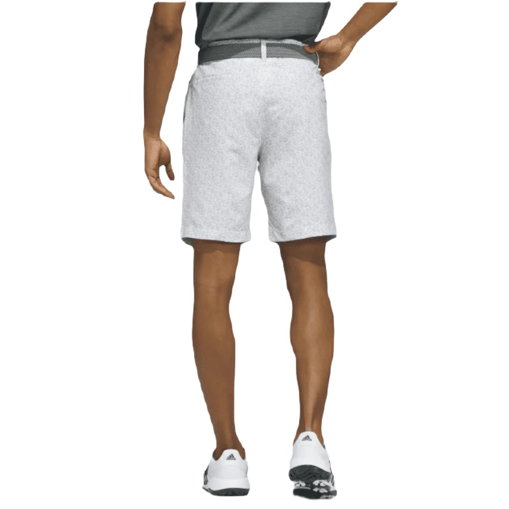 Adidas Ultimate365 9-Inch Printed Golf Shorts - Grey