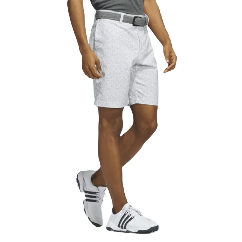 Adidas Ultimate365 9-Inch Printed Golf Shorts - Grey