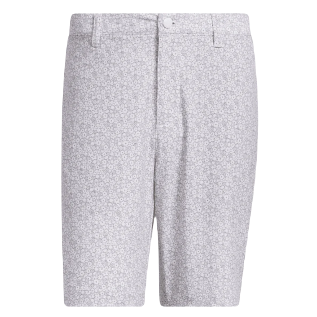 Adidas Ultimate365 9-Inch Printed Golf Shorts - Grey