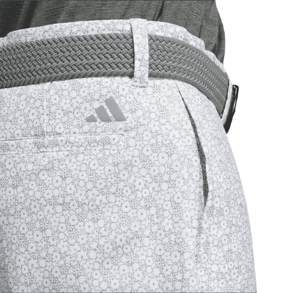 Adidas Ultimate365 9-Inch Printed Golf Shorts - Grey