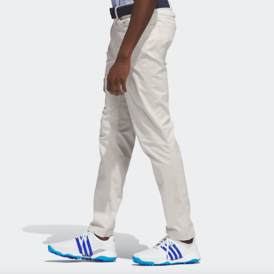 Adidas white golf 2024 trousers