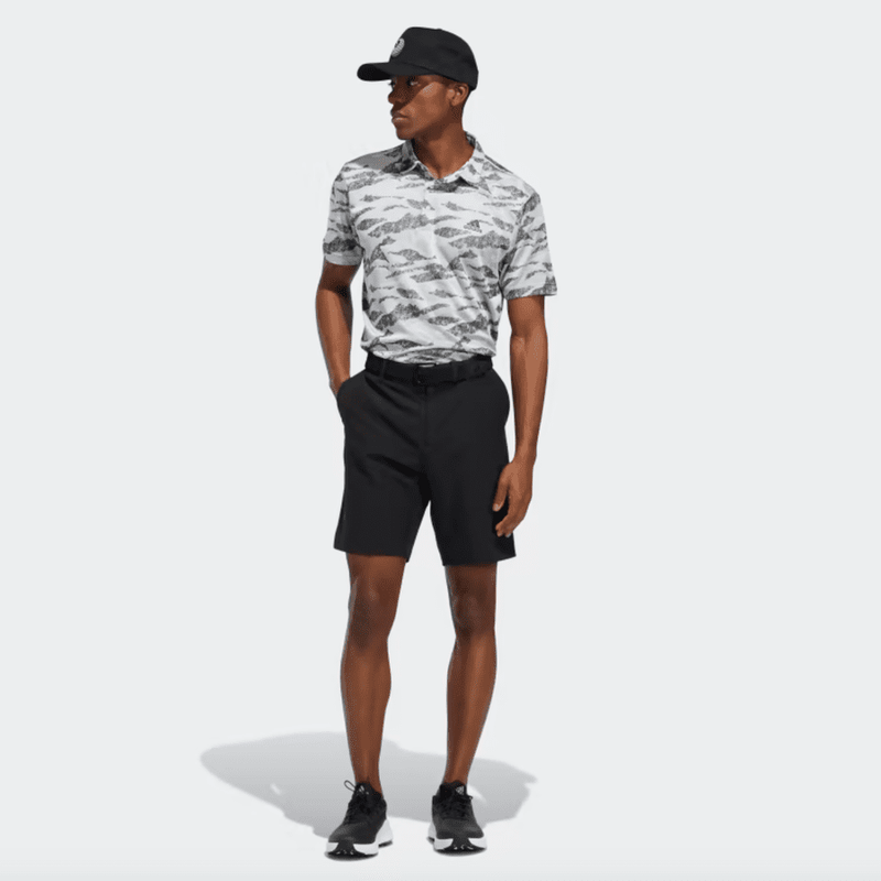 Adidas Horizon-Print Golf Polo Shirt