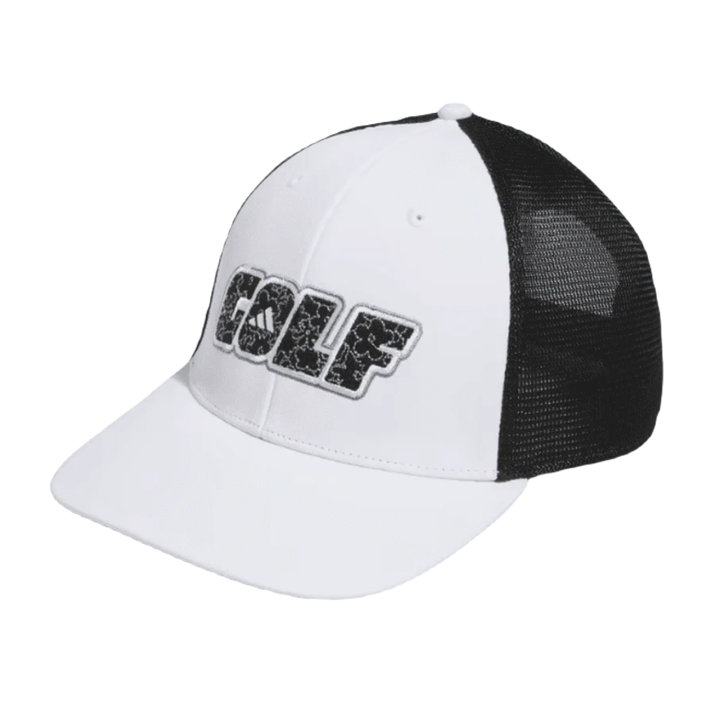 Adidas Golf Low-Profile Trucker Hat - White