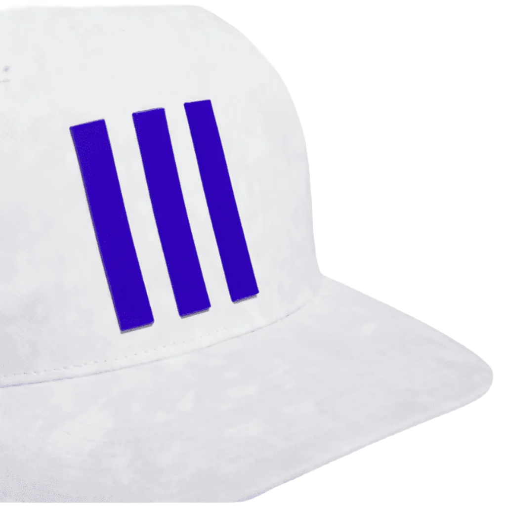 Adidas 3-Stripes Printed Tour Golf Hat - White