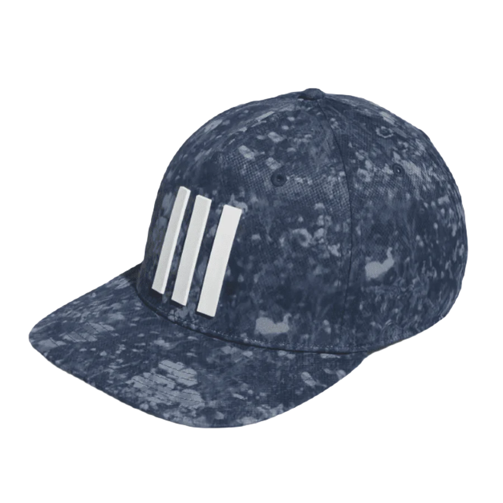 Adidas 3-Stripes Printed Tour Golf Hat - Navy