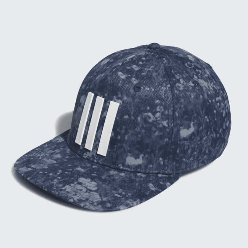 Adidas 3-Stripes Printed Tour Golf Hat - Navy