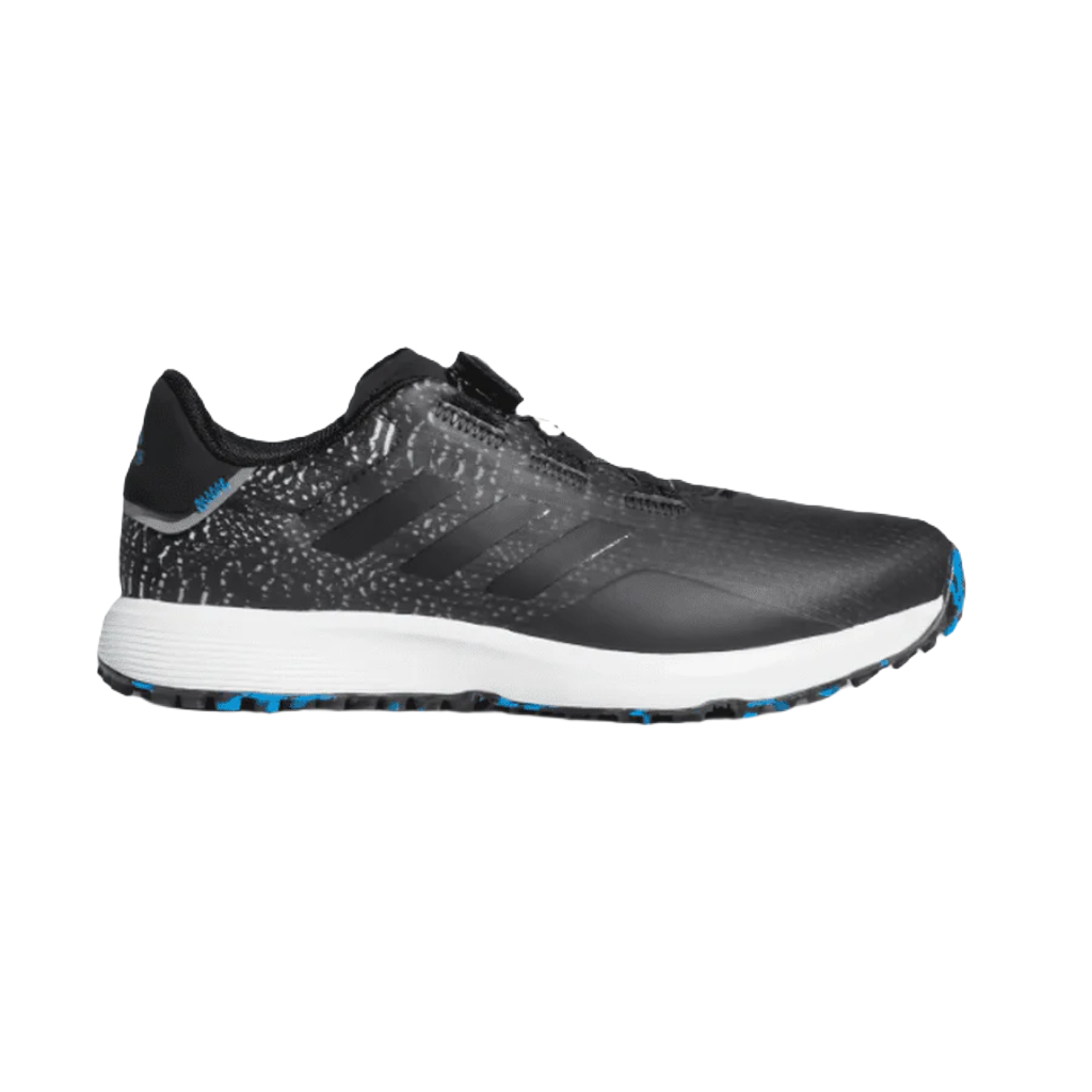 Adidas S2G BOA Wide Spikeless Golf Shoes - Black