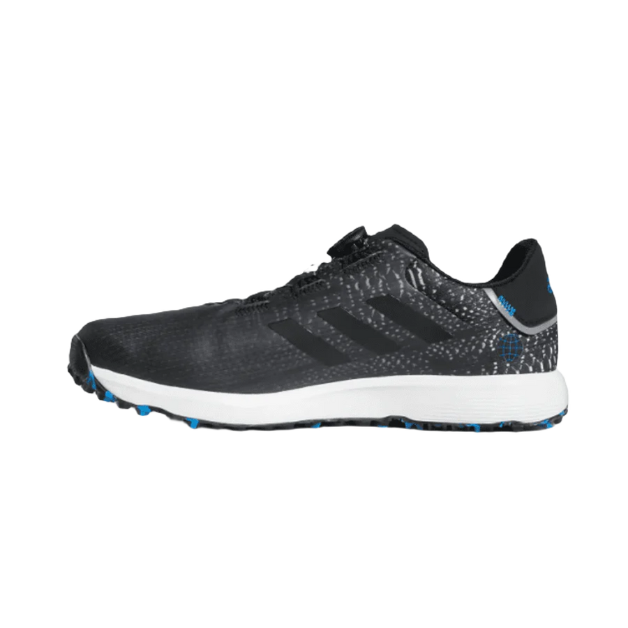 Adidas S2G BOA Wide Men's Spikeless Golf Shoes - Black | Free Shi