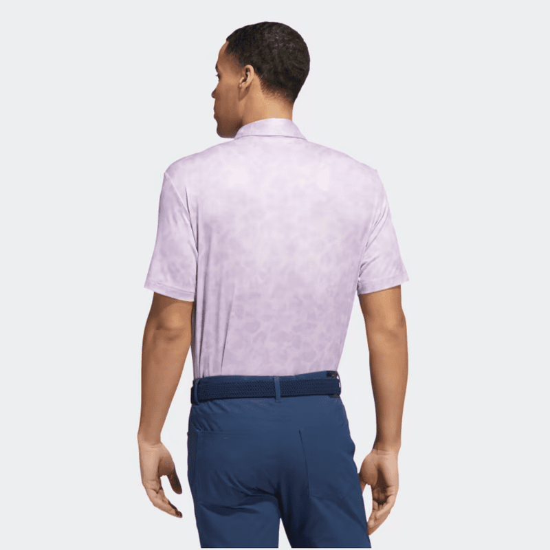 Adidas Prisma-Print Polo Shirt - Purple