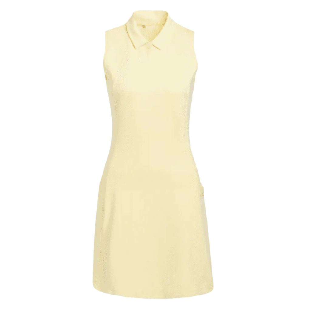 Adidas Go-To Sleeveless Golf Dress - Yellow