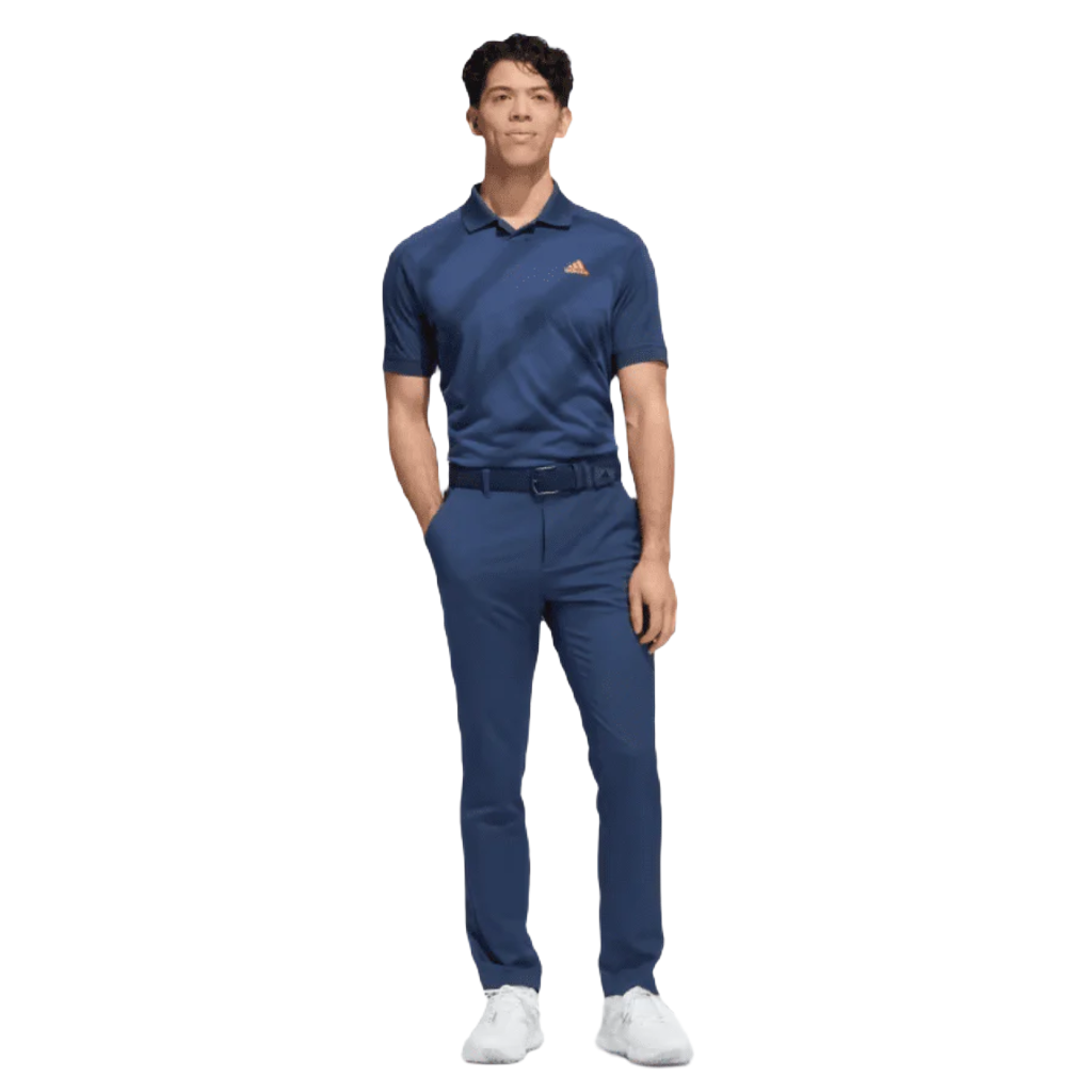 Adidas Statement Print Polo Shirt - Blue