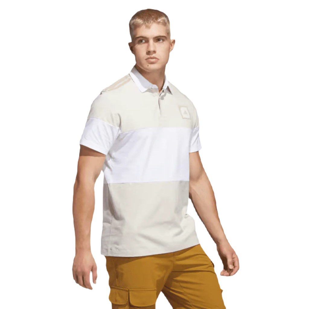 Adicross Block Golf Polo Shirt - Brown