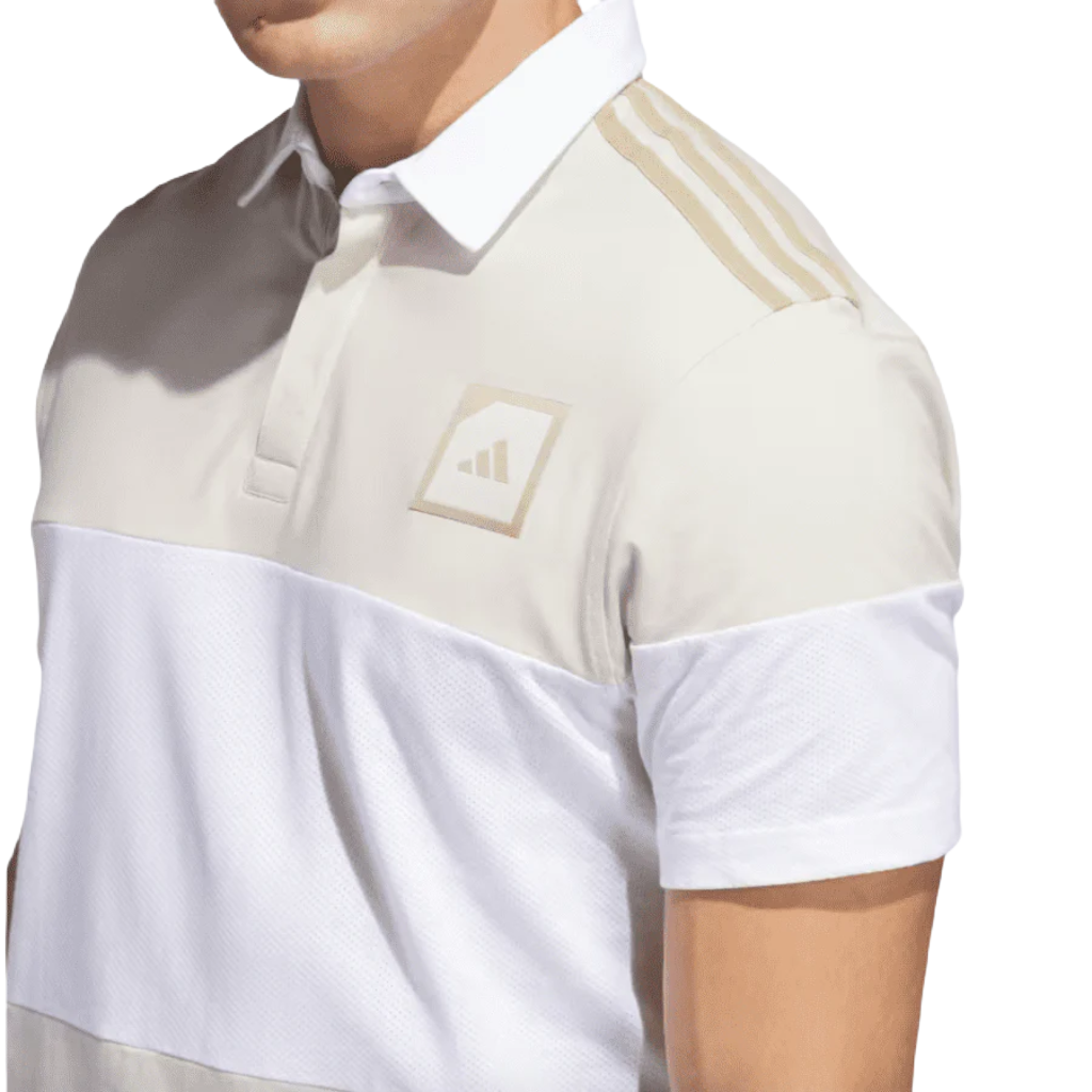 Adicross Block Golf Polo Shirt - Brown