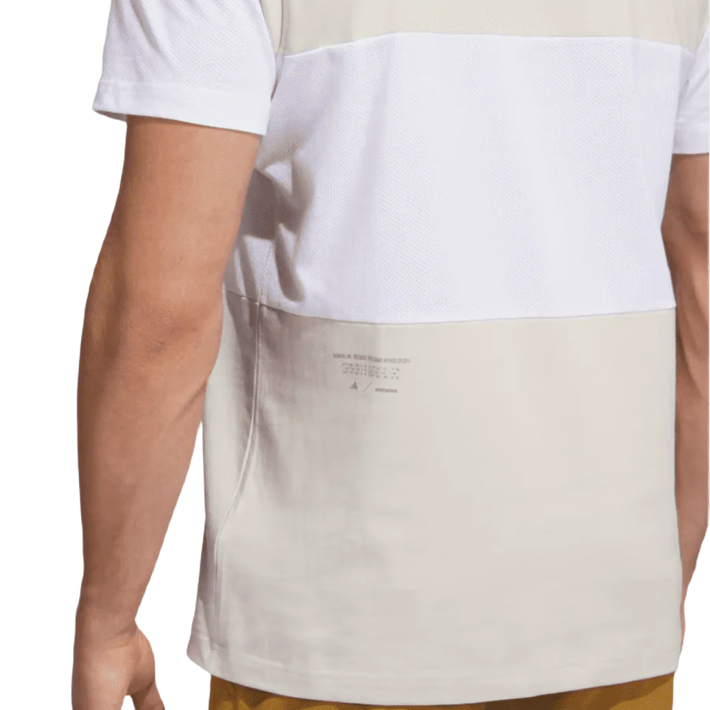 Adicross Block Golf Polo Shirt - Brown