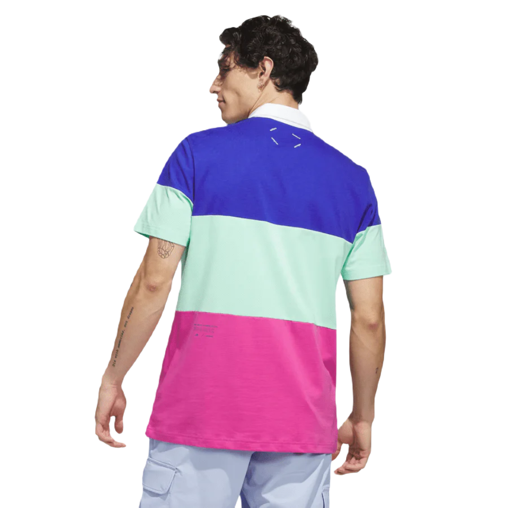 Adicross Block Golf Polo Shirt - Blue