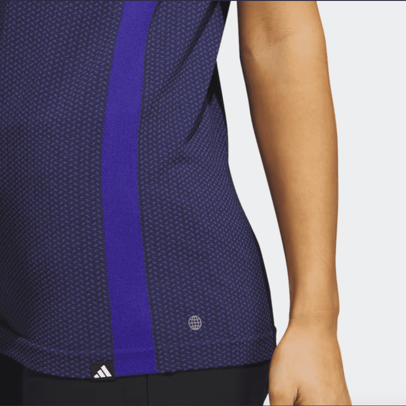 Adidas Ladies Ultimate365 Tour Sleeveless Golf Shirt - Blue