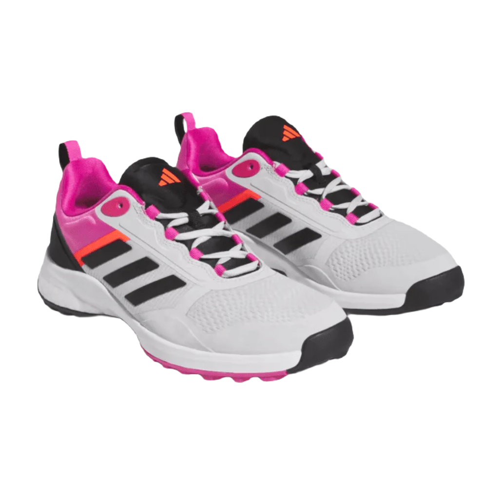 Adidas Ladies Zoysia Golf Shoes - Grey/Pink