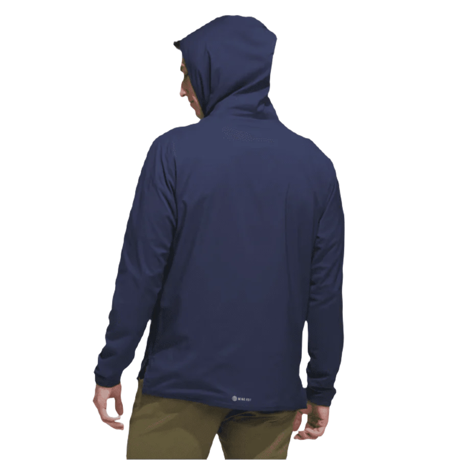 Adidas Go-To Lightweight WIND.RDY Golf Hoodie - Navy