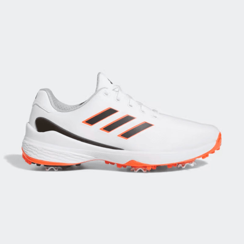 Adidas ZG23 Golf Shoes - White/Orange