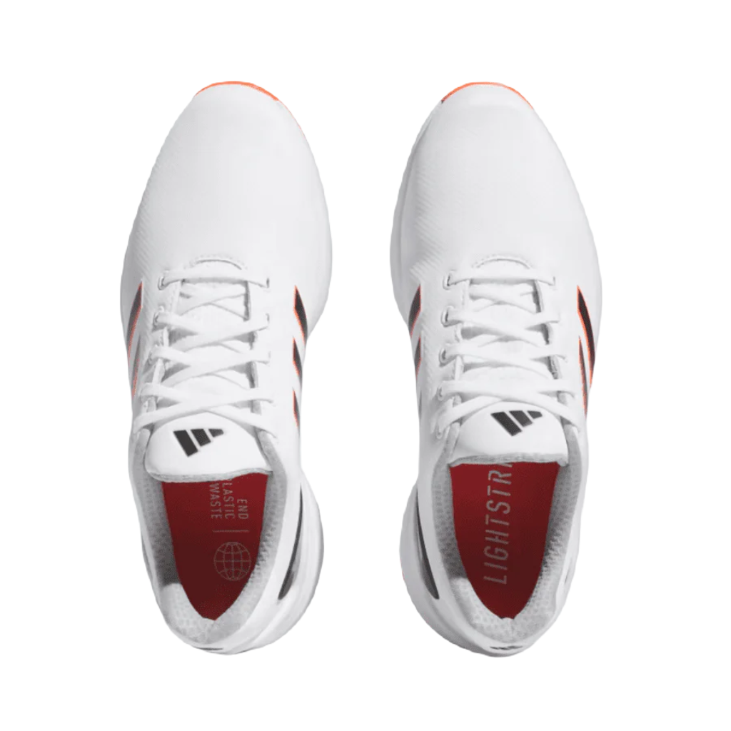 Adidas ZG23 Golf Shoes - White/Orange