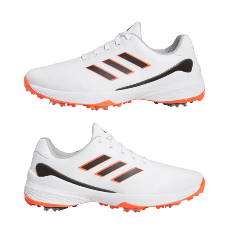 Adidas ZG23 Golf Shoes - White/Orange