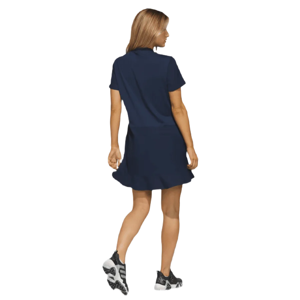 Adidas Ladies Frill Dress - Blue